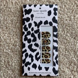 Kate Spade Leopard nail decals (10)